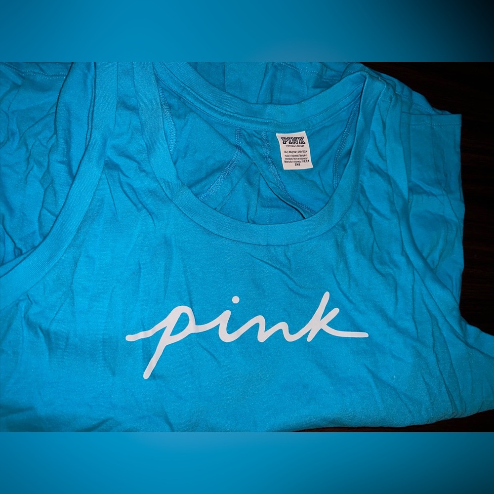 PINK XL Knit Racerback Perfect Tank Top